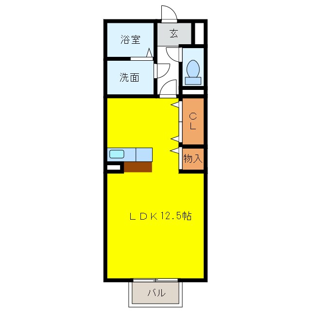 間取り図 リヴェール八剣