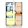 クラシス 2LDKの間取り