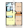 クラシス 2LDKの間取り