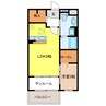 ボヤ－ジュ 1LDKの間取り