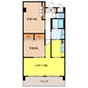 espoir 2LDKの間取り