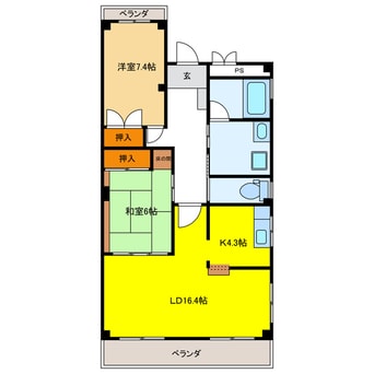 間取図 メゾンそよ風