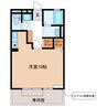 セジュール辻 1Rの間取り