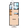 セジュール辻Ⅱ 1Rの間取り