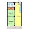 纐纈第二ビル 2LDKの間取り