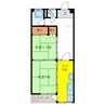 纐纈第二ビル 2Kの間取り