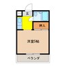 サン・アルティア柳津 1Rの間取り
