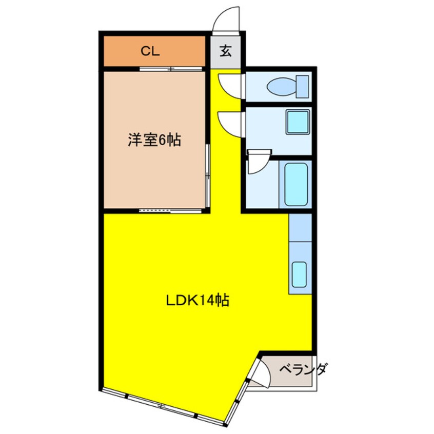 間取図 メゾンファミール岐阜