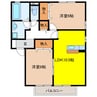 Wisteria 2LDKの間取り