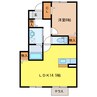 セジュール三松 1LDKの間取り