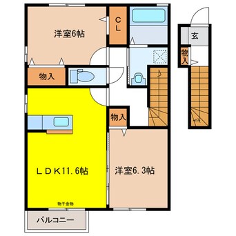 間取図 セジュール三松