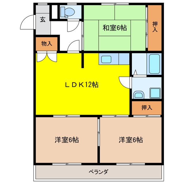 間取り図 メゾン・ブランシュ