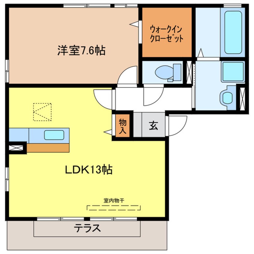 間取図 シャルマン　アカネ