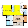 Felice加納 1LDKの間取り