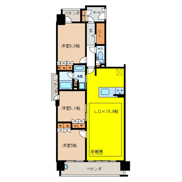 間取り図 モアグレース岐阜加納