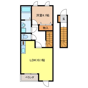 間取図 ランドスケープＡＮＤＯⅡ