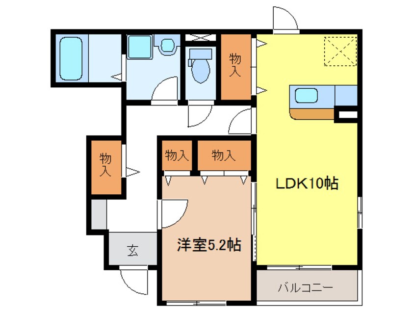 間取図 サンハイツ・カトー