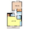 セレッソＫＴ 1LDKの間取り