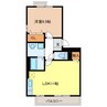 セレッソＫＴ 1LDKの間取り