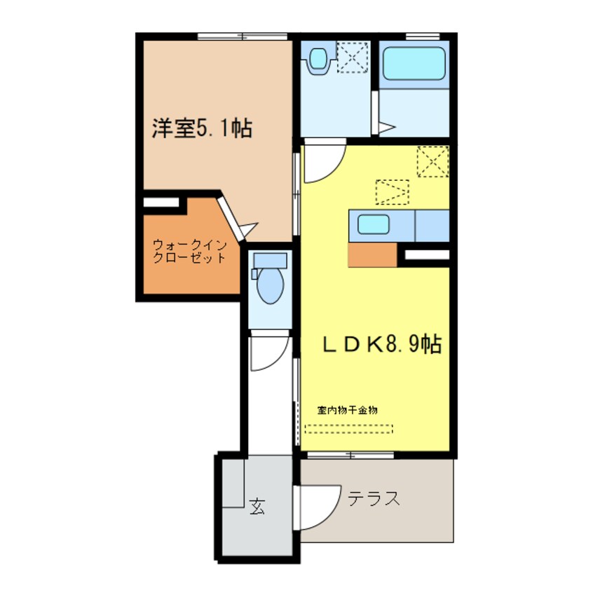 間取図 カルペスターレ