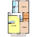 セジュールカルフールの間取図