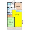 グランドハイム21 2LDKの間取り