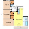 ダブルヴァーチュ 3LDKの間取り