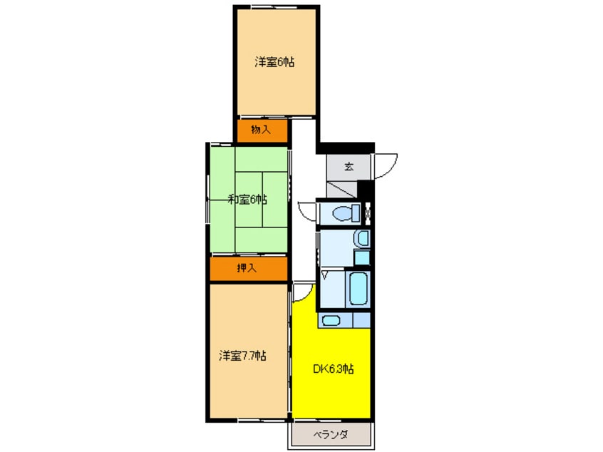 間取図 ツインドーム