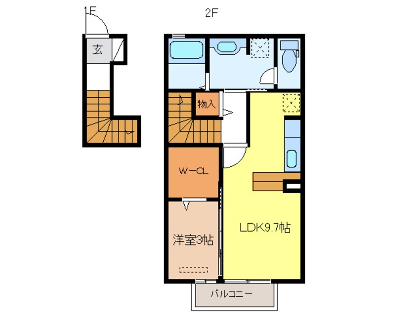 間取図 メゾンときⅤ