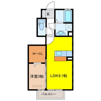 間取図 メゾンときⅤ