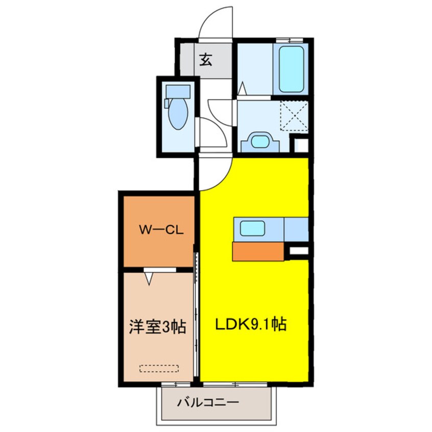 間取図 メゾンときⅤ