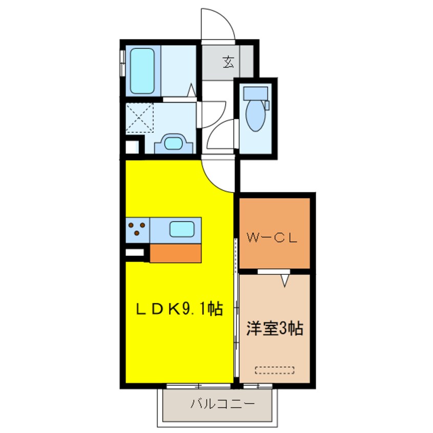 間取図 メゾンときⅤ