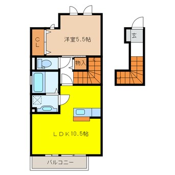 間取図 メゾンプラザ　A・B