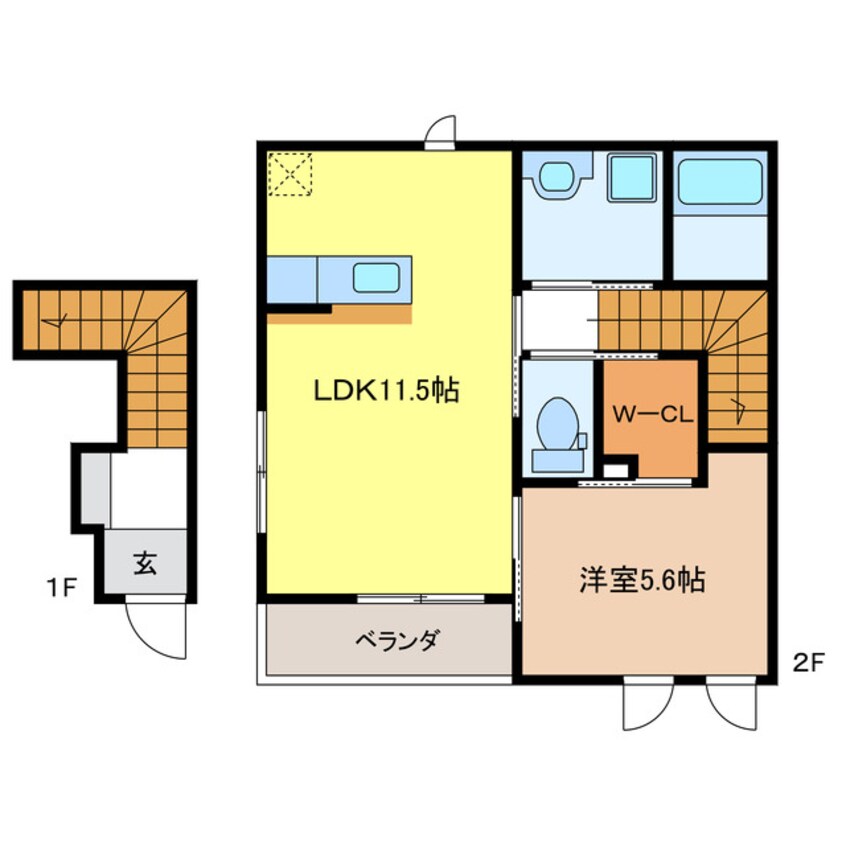 間取図 コンフォートＭｉｌｔｙ