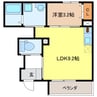 コンフォートＭｉｌｔｙ 1LDKの間取り