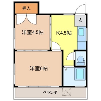 間取図 第二ＮＫビル