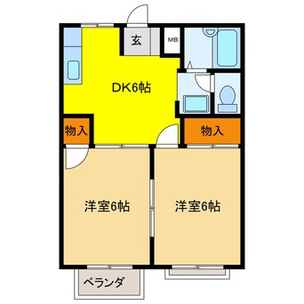 間取図 レジデンス伏見１