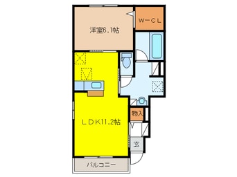 間取図 コンフォート西鶉Ⅱ