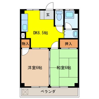 間取図 纐纈ビル