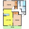サニーコート 2LDKの間取り