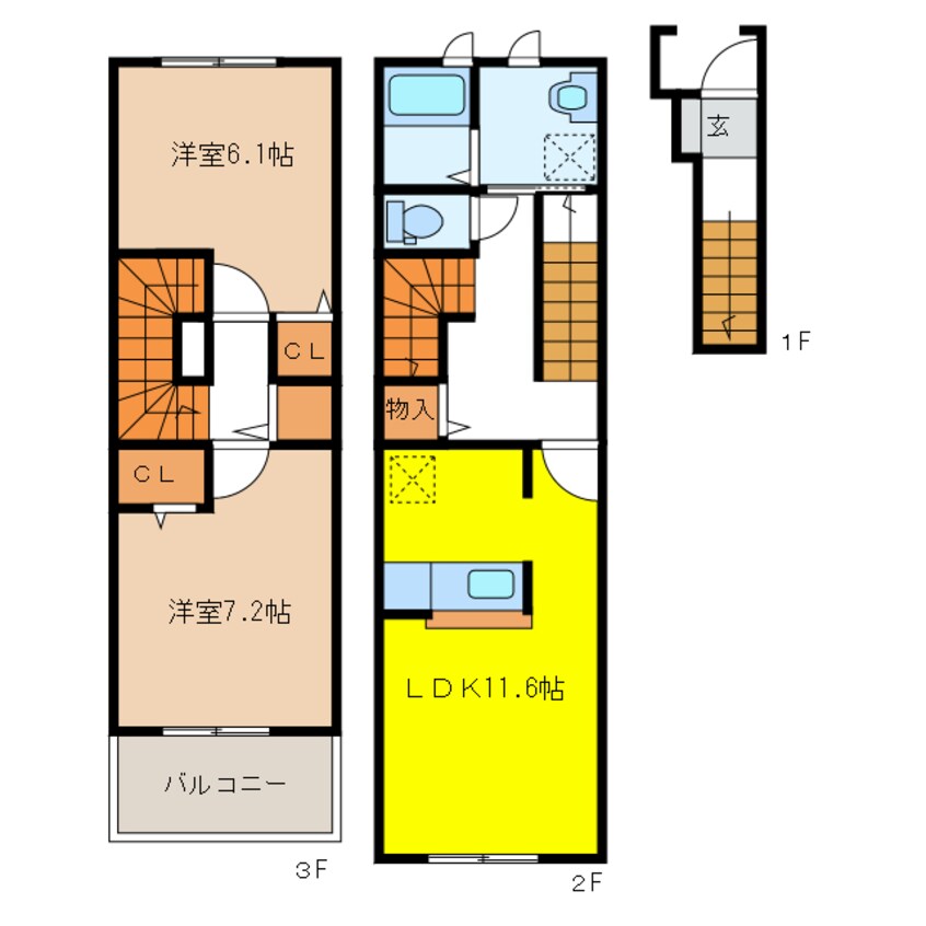 間取図 モデルノ