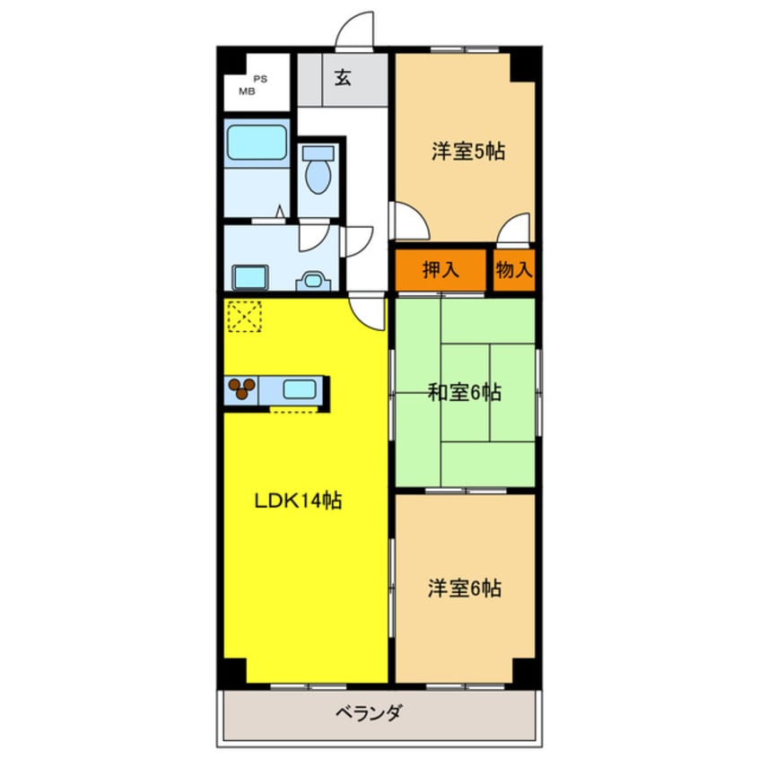 間取図 メゾンシャンポール
