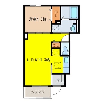 間取図 レジデンス江添　Ⅱ