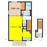 プランドールＡ 1LDKの間取り