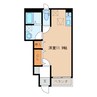 アジェラート23 1Rの間取り