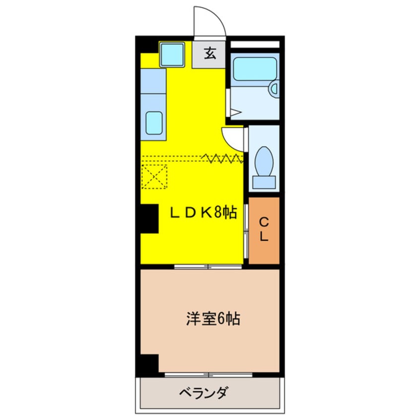 間取図 第3磯部コーポ　
