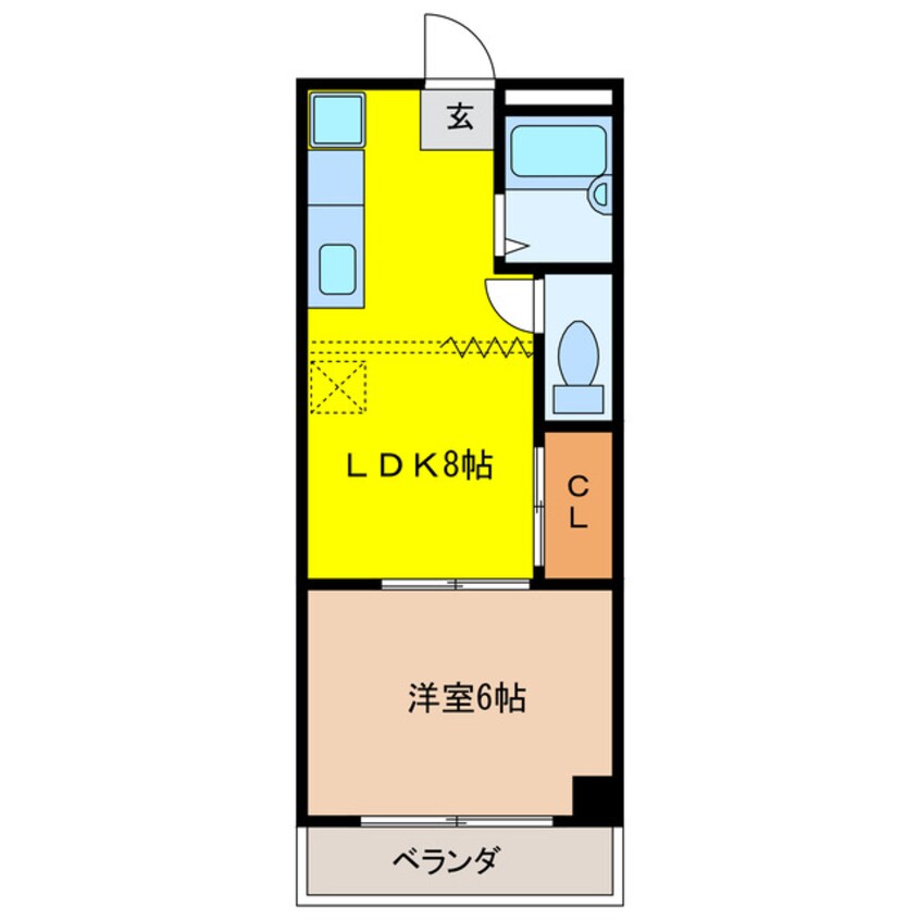 間取図 第3磯部コーポ　