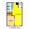 フレンドシティ 1LDKの間取り