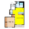 サンライズ 1LDKの間取り