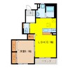サンライズ 1LDKの間取り